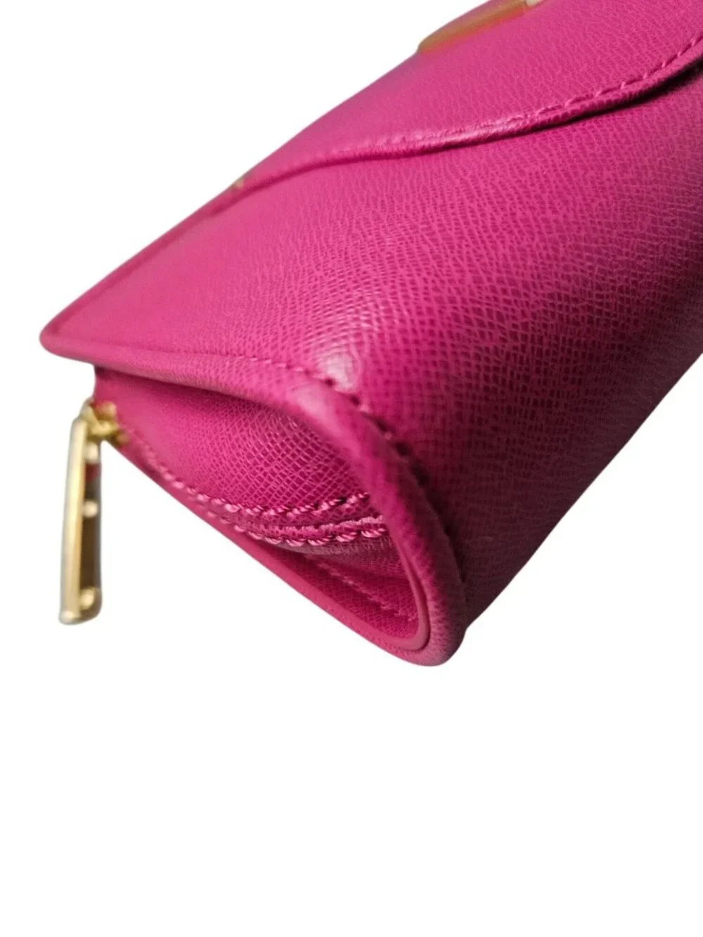 Isaac Mizrahi The Valerie Collection Fushia/Pink Zip Around Clutch